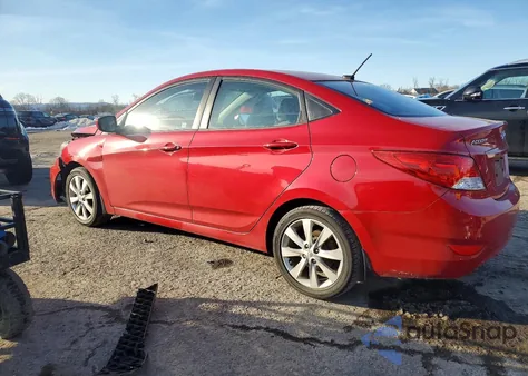 2012 Hyundai Accent Gls z USA, uszkodzony, nr VIN KMHCU4AE3CU130866
